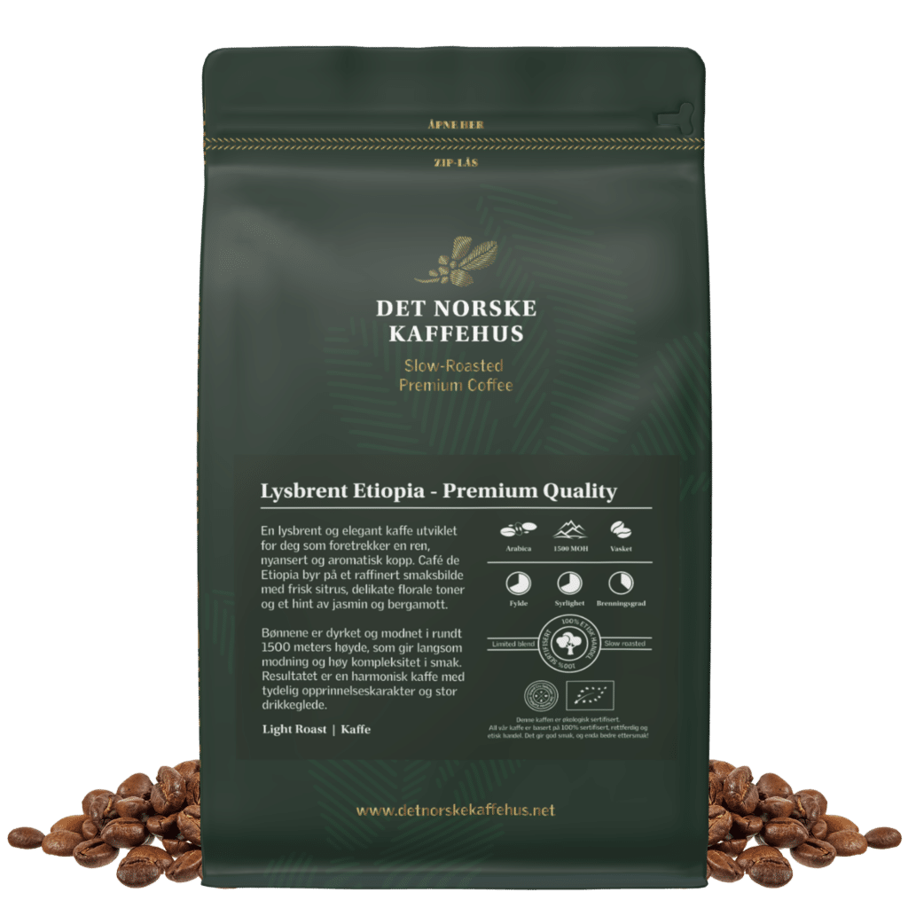 Lysbrent Etiopia_Mockup m bønner_500g